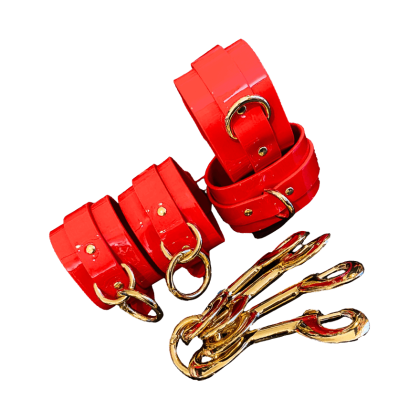 High Gloss Bondage Hogtie & Cuffs High Gloss Bondage Hogtie & Cuffs