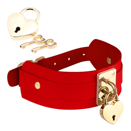 Heart-Lock-Key Collar Heart-Lock-Key Collar