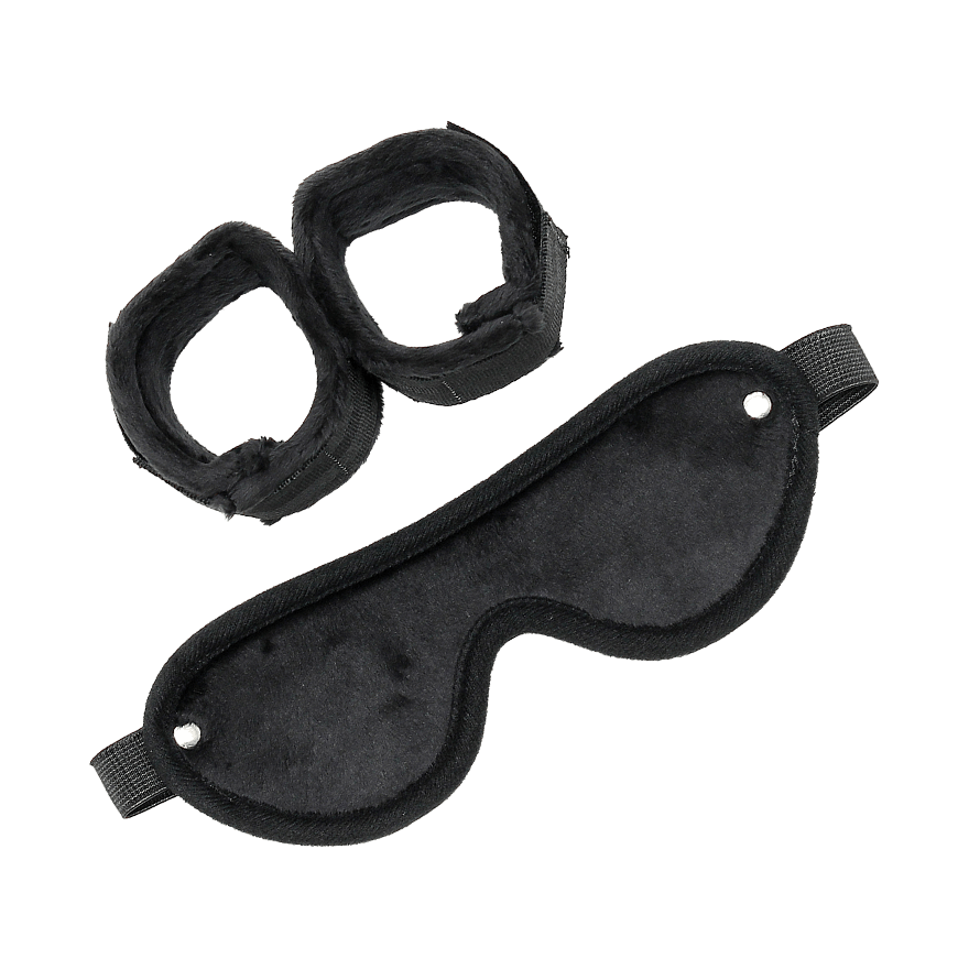 Handfesseln mit Maske, 2 Teile