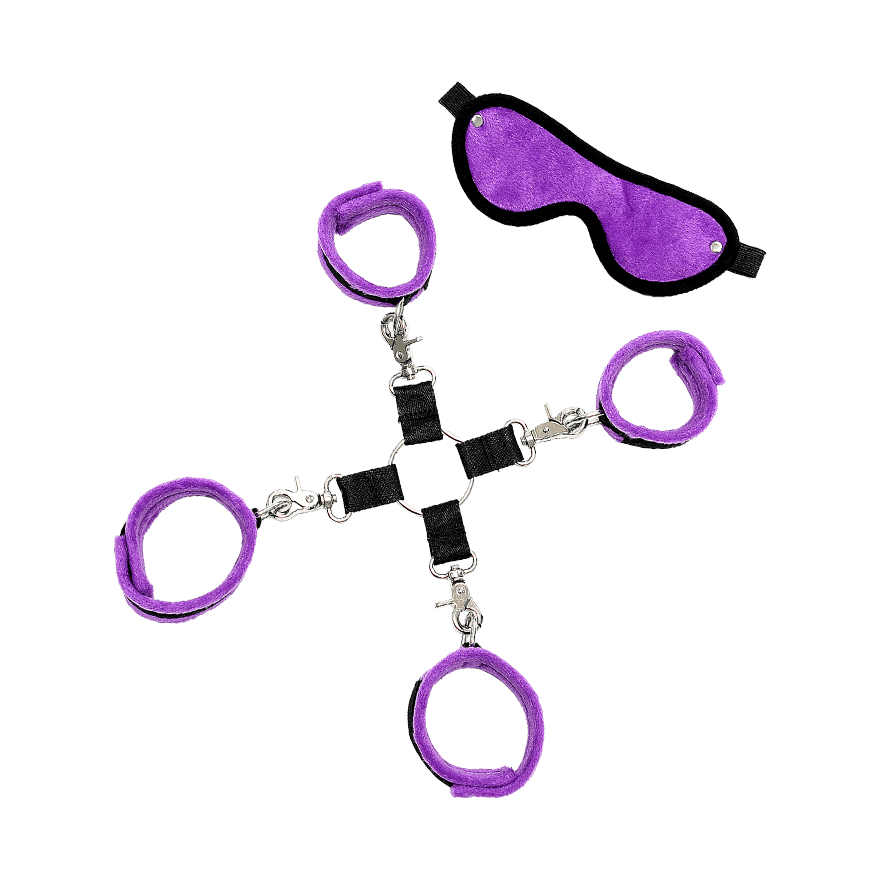 Bondage-Set mit Hogtie, 6 Teile