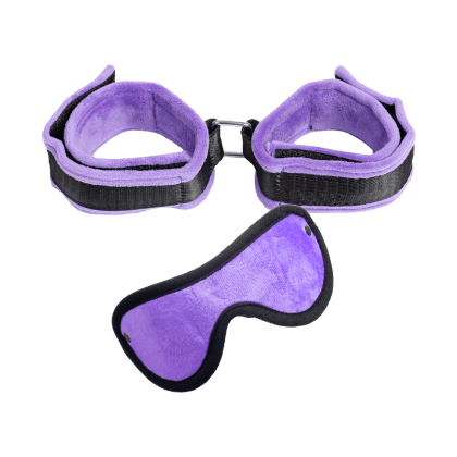 Fessel-Set mit Plüsch, 3 Teile Fessel-Set mit Plüsch, 3 Teile