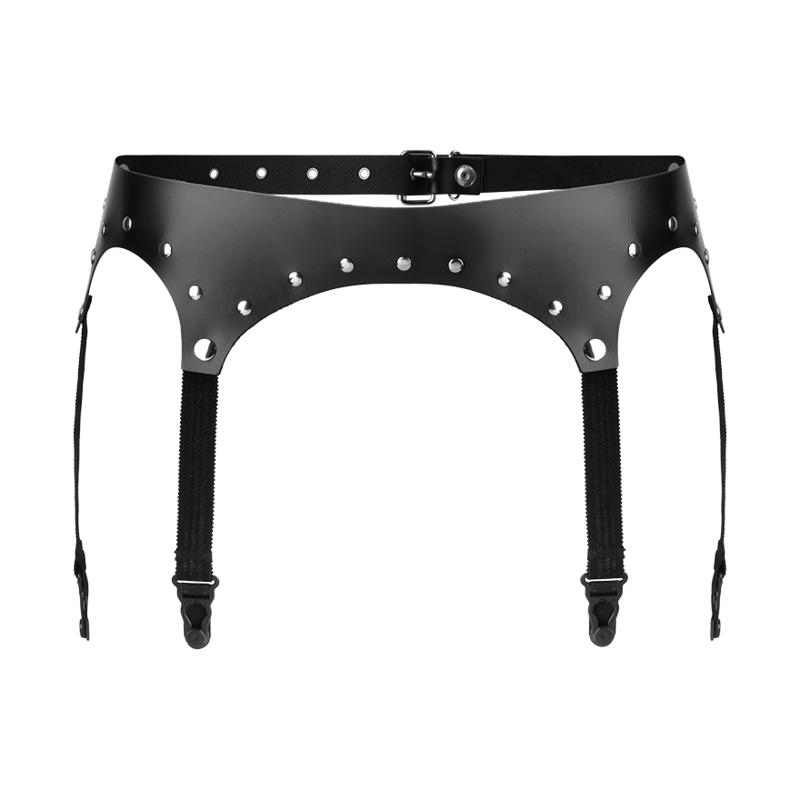 Strumpfhalter aus Leder