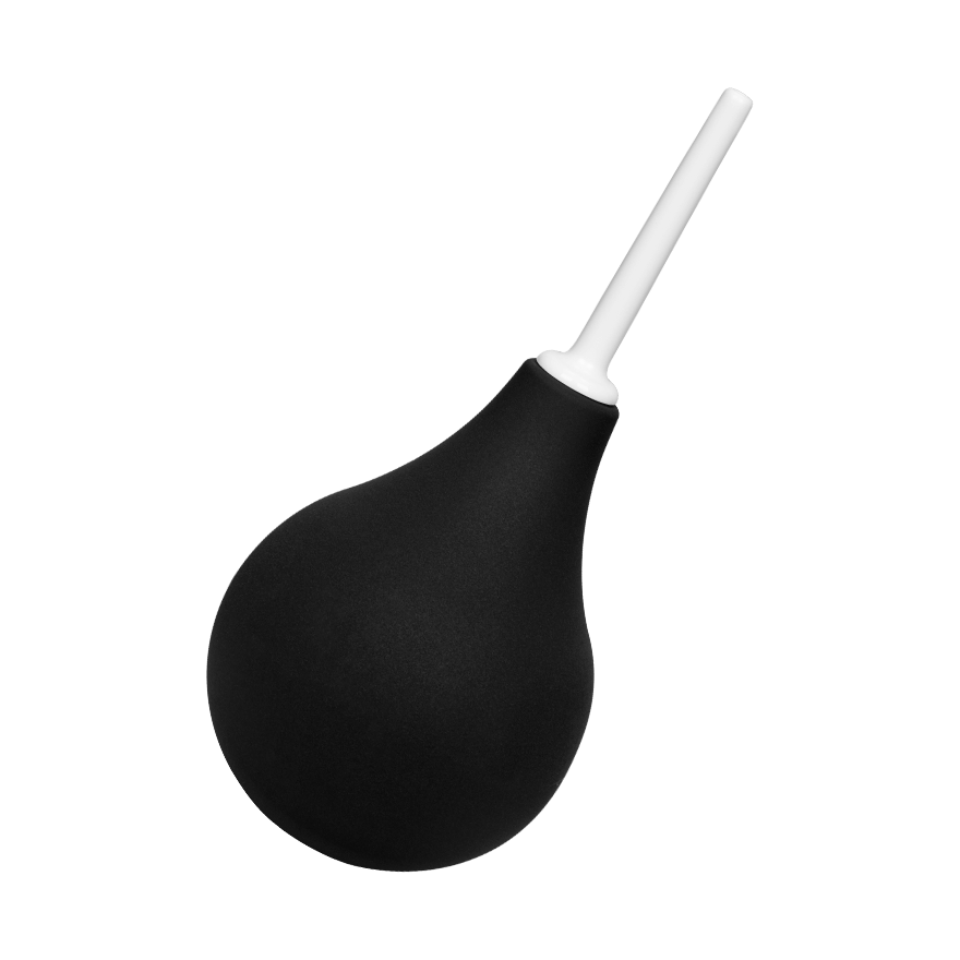 Analdusche mit großem Pumpball, 2 Teile
