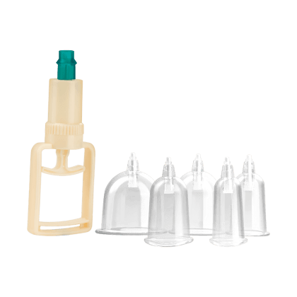 Schröpfgläser mit Pumpe, 6 Teile Schröpfgläser mit Pumpe, 6 Teile