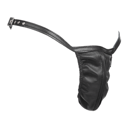 Leder-String mit Reißverschluss Leder-String mit Reißverschluss