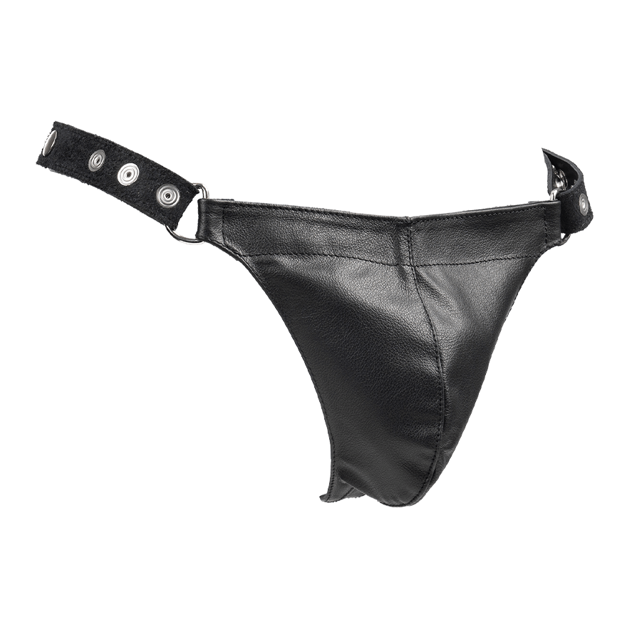 Knapper Leder-String
