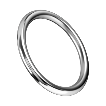 Nahtloser Eisen-Penisring, 5,5 cm Nahtloser Eisen-Penisring, 5,5 cm