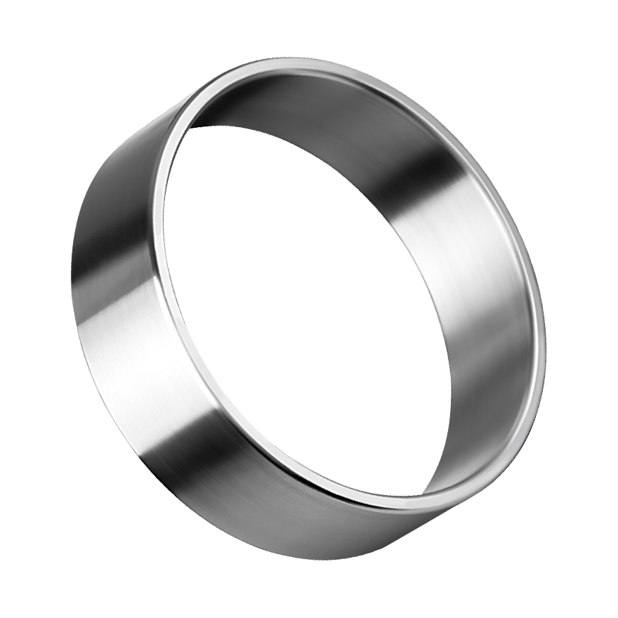 Sehr breiter Edelstahl-Penisring, 4,5 cm