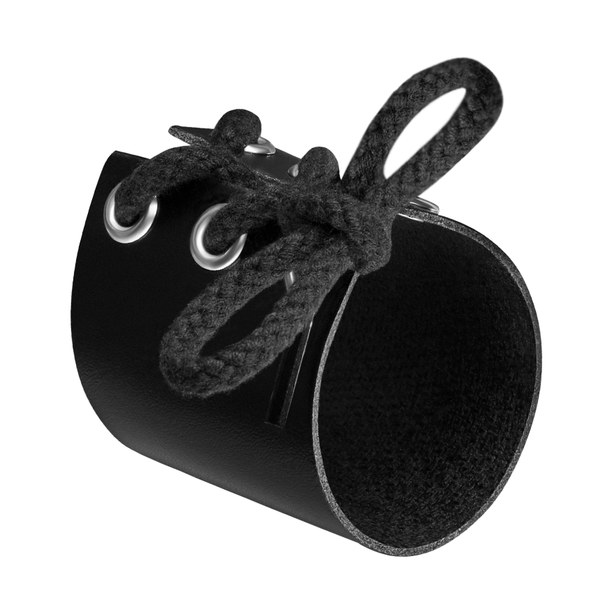 Penismanschette mit Schnürung