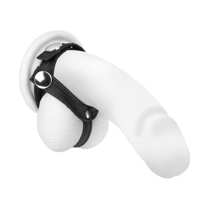 Penis-Hoden-Manschette aus Leder Penis-Hoden-Manschette aus Leder