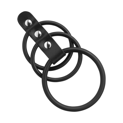 Penismanschette mit Ringen, 4 - 5,5 cm Penismanschette mit Ringen, 4 - 5,5 cm