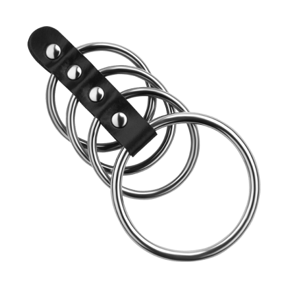 Penismanschette mit Ringen, 4 - 5,5 cm Penismanschette mit Ringen, 4 - 5,5 cm