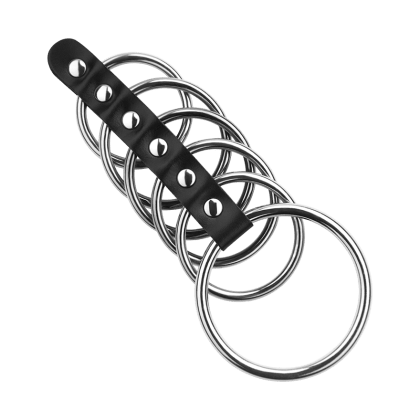 Penismanschette mit Ringen, 3,5 - 5,5 cm Penismanschette mit Ringen, 3,5 - 5,5 cm