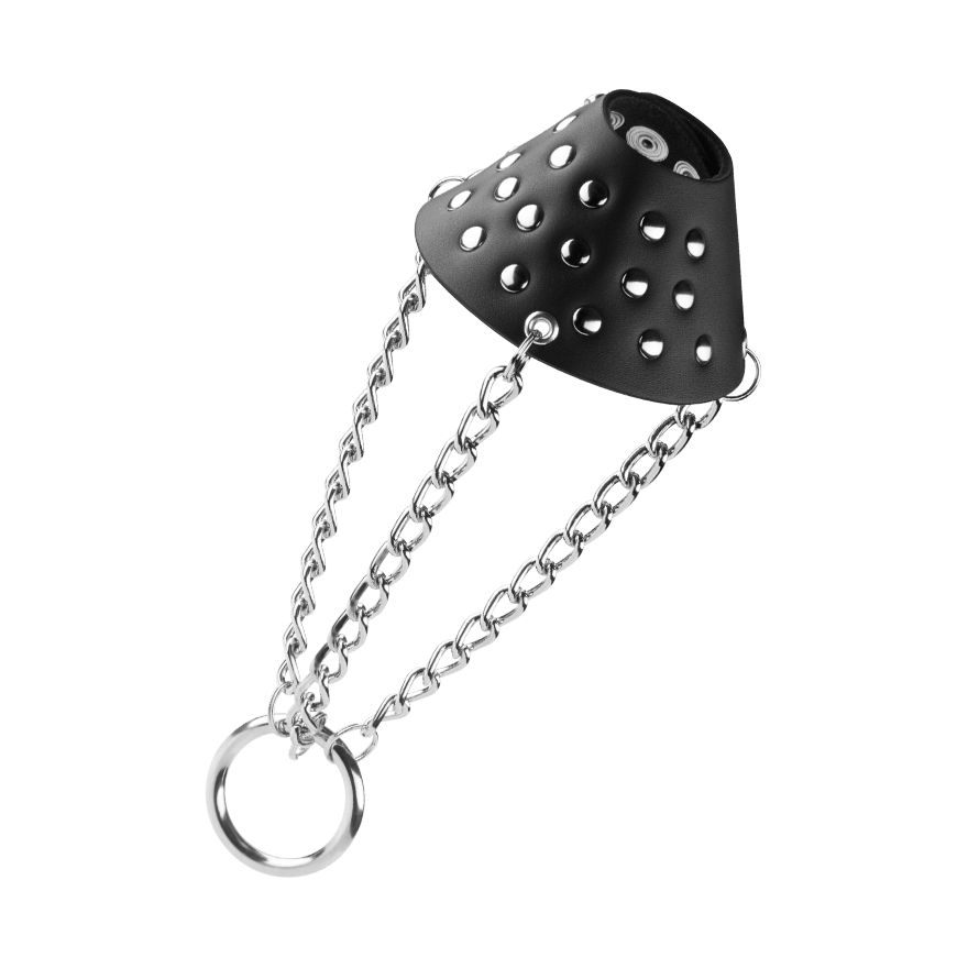 Hodenfallschirm mit Stacheln