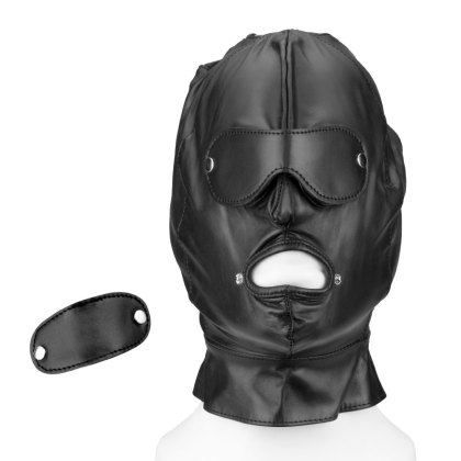 Leder-Maske mit abnehmbaren Partien Leder-Maske mit abnehmbaren Partien