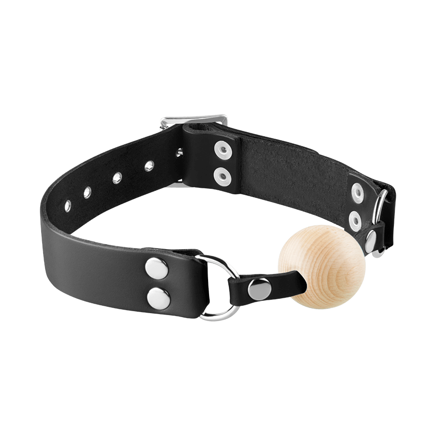 Ballknebel mit Holzball
