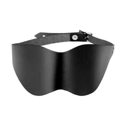 Blickdichte Leder-Maske Blickdichte Leder-Maske