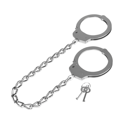 Massive Fußfesseln aus Edelstahl Massive Fußfesseln aus Edelstahl