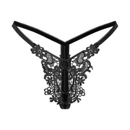 String mit Stickerei String mit Stickerei