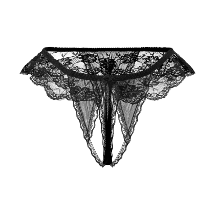 Verführerischer Ouvert-Slip mit Rüschen Verführerischer Ouvert-Slip mit Rüschen