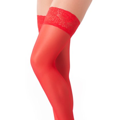 Straps-Strümpfe mit breiter Spitze Straps-Strümpfe mit breiter Spitze