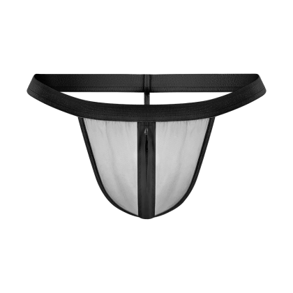 Freizügiger String mit Reißverschluss Freizügiger String mit Reißverschluss