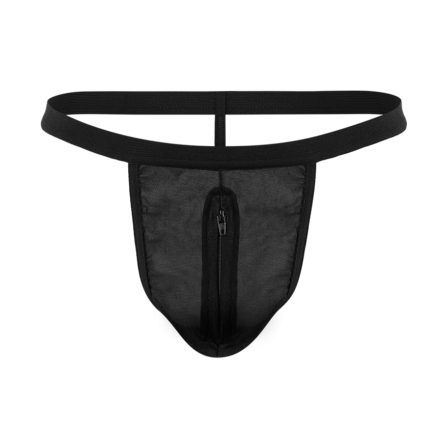 Sexy String mit Reißverschluss
