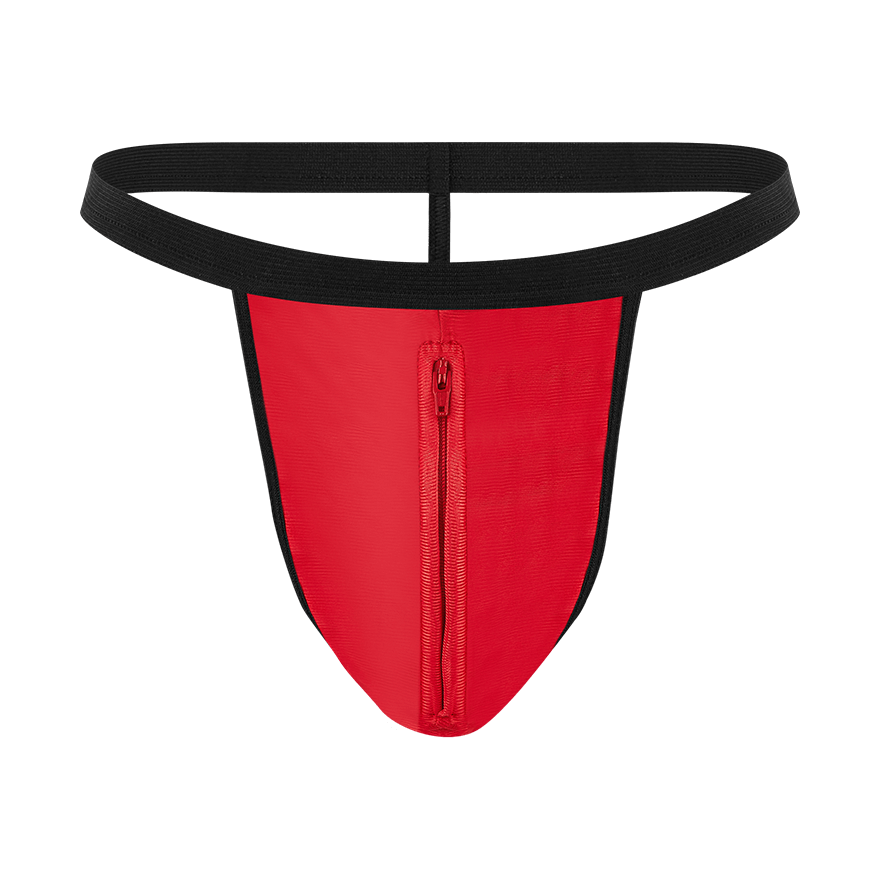 Sexy String mit Reißverschluss