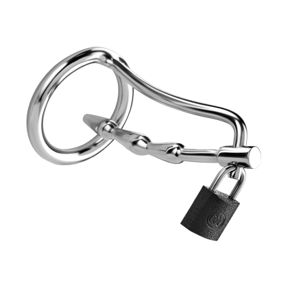 Penisplug mit Schloss, 10,5 cm Penisplug mit Schloss, 10,5 cm