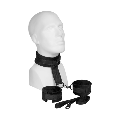 Fessel-Set aus weichem Plüsch, 3 Teile Fessel-Set aus weichem Plüsch, 3 Teile