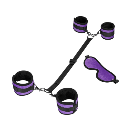 Weiches Hand- & Fußfessel-Set, 3 Teile Weiches Hand- & Fußfessel-Set, 3 Teile