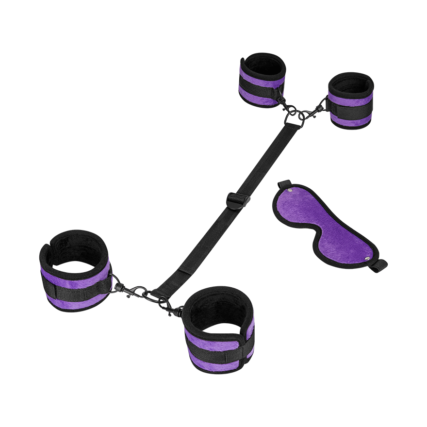 Weiches Hand- & Fußfessel-Set, 3 Teile