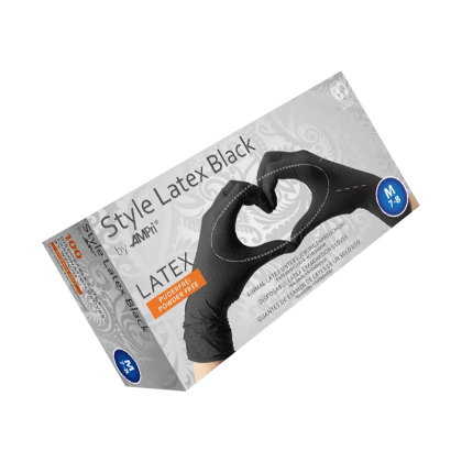 Einweg-Latexhandschuhe, 100 Stück Einweg-Latexhandschuhe, 100 Stück