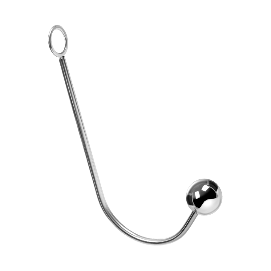 Edelstahl-Analhaken mit Kugel, 37 cm