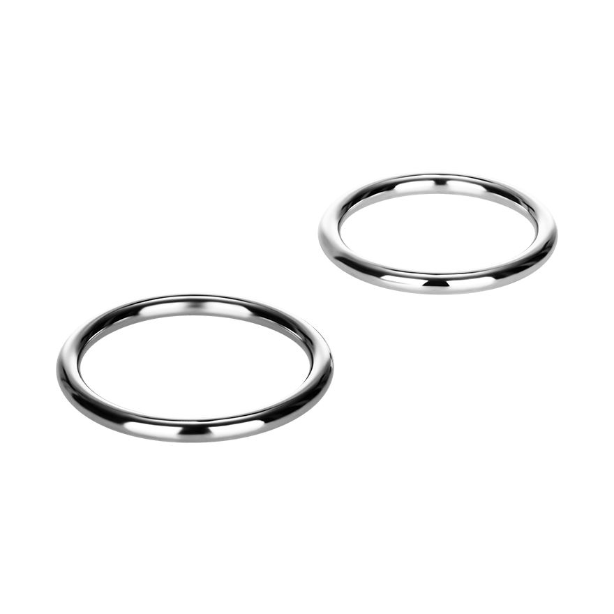 Penisring, 2 Teile, 4 - 4,5 cm, Gr. M