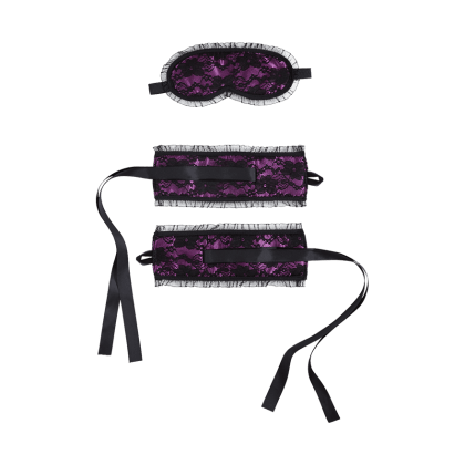 Fesselset mit Augenmaske, 3 Teile Fesselset mit Augenmaske, 3 Teile