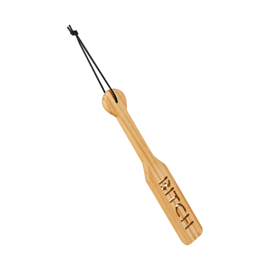 Holz-Paddle mit Aufdruck, 32 cm