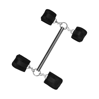Spreader Bar With 4 Detachable Cuffs, 3 Teile Spreader Bar With 4 Detachable Cuffs, 3 Teile