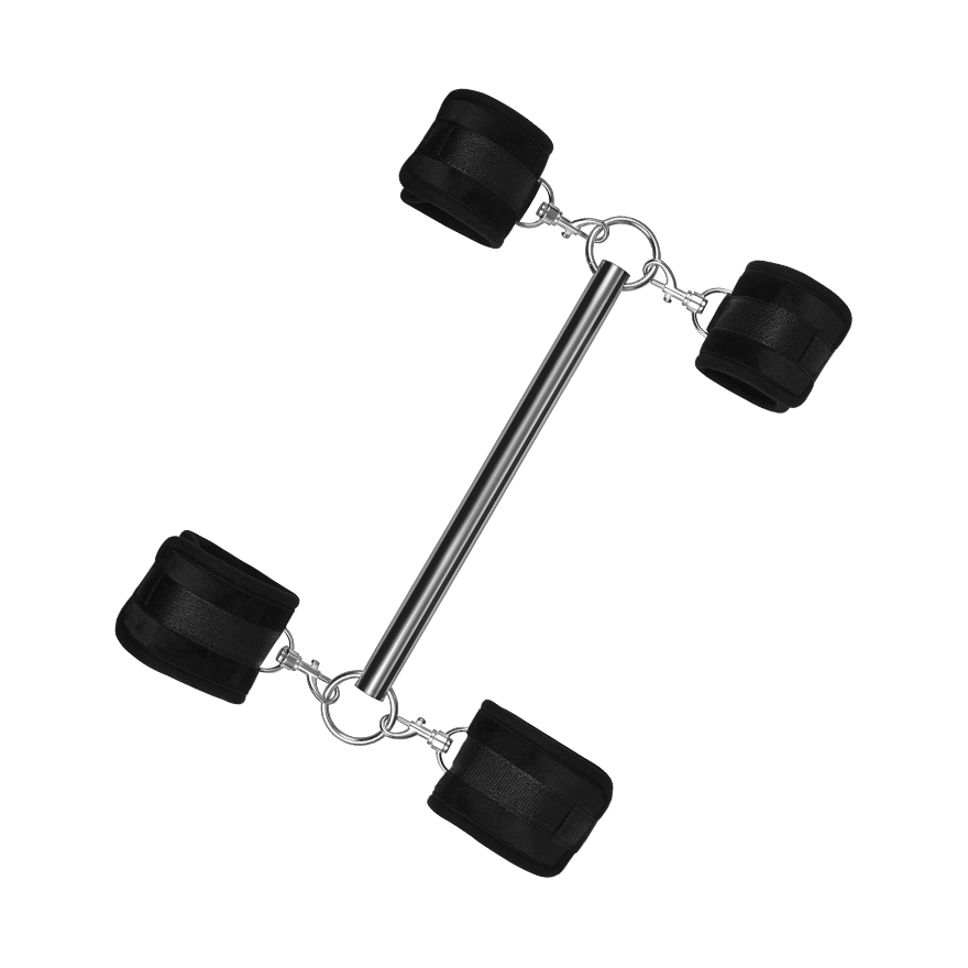 Spreader Bar With 4 Detachable Cuffs, 3 Teile