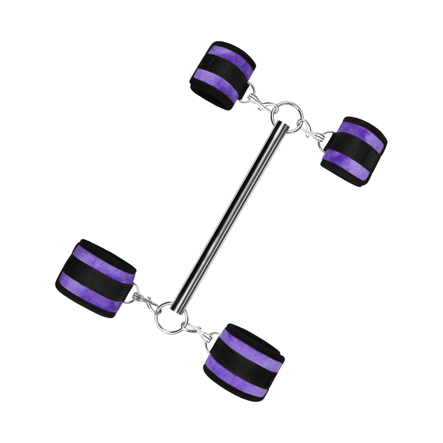 Spreader Bar With 4 Detachable Cuffs, 3 Teile