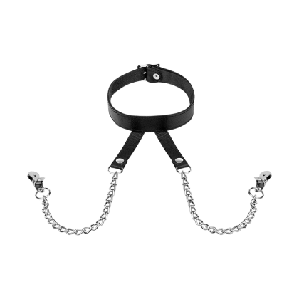 Nippelklemmen mit Halsband Nippelklemmen mit Halsband