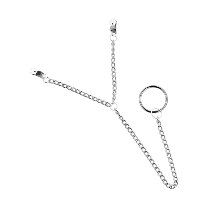 Nippelklemmen mit Penisring Nippelklemmen mit Penisring