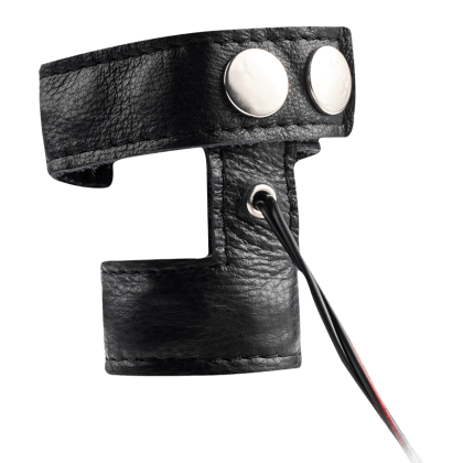 Penis- und Hodenmanschette aus Leder Penis- und Hodenmanschette aus Leder