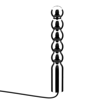 Aluminium-Dildo mit Kugelform, 16,5 cm Aluminium-Dildo mit Kugelform, 16,5 cm