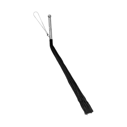 Wildlederpeitsche mit Metallgriff Wildlederpeitsche mit Metallgriff