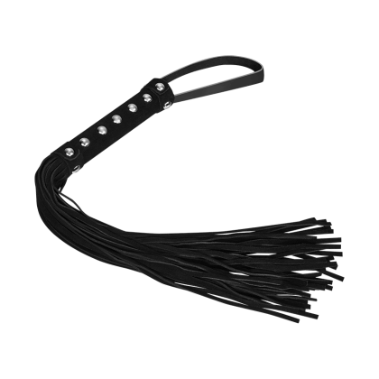 Kurze Lederpeitsche mit Striemen Kurze Lederpeitsche mit Striemen