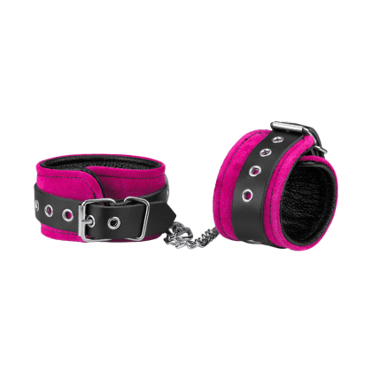 Leder-Handfesseln mit Karabinern Leder-Handfesseln mit Karabinern