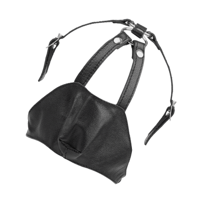 Leder-Maulkorb mit Riemen Leder-Maulkorb mit Riemen