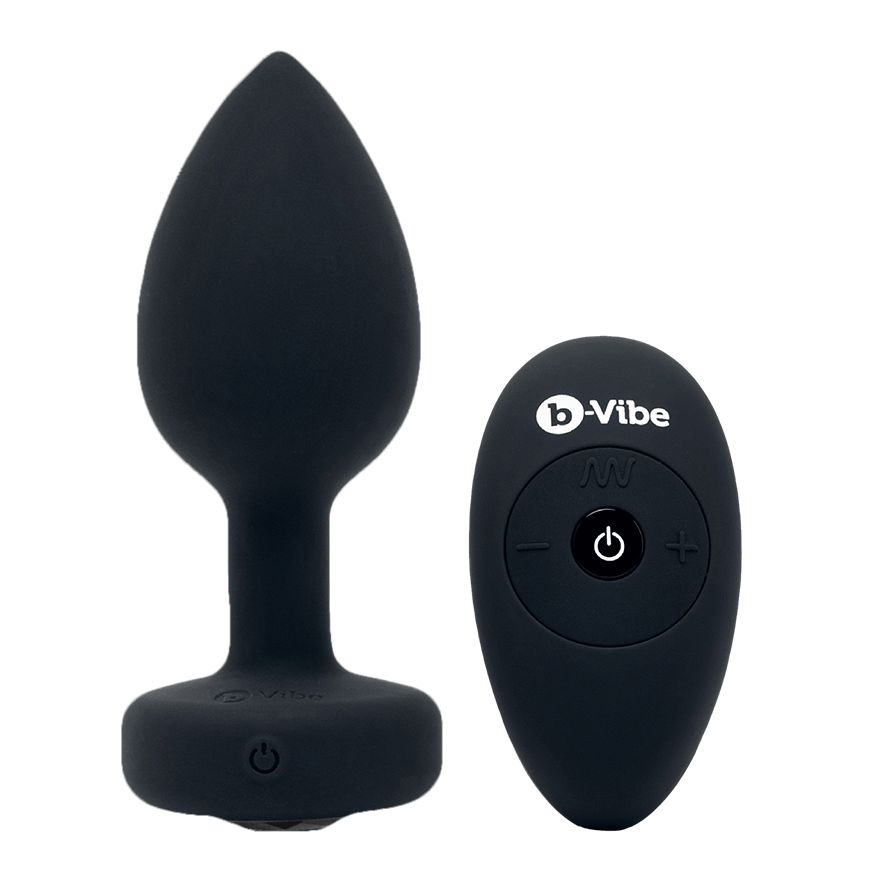 Vibrating Jewel Plug - M/L, 10,5 cm
