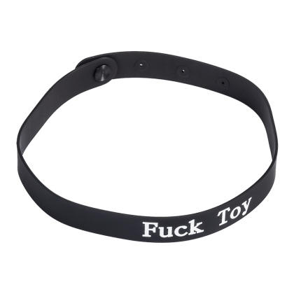 Halsband mit Aufschrift FUCK TOY Halsband mit Aufschrift FUCK TOY